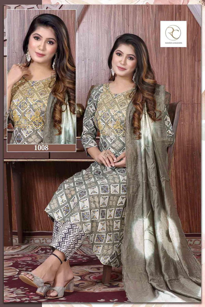 Rc Rangrez 1001-1008 Printed Readymade Catalog